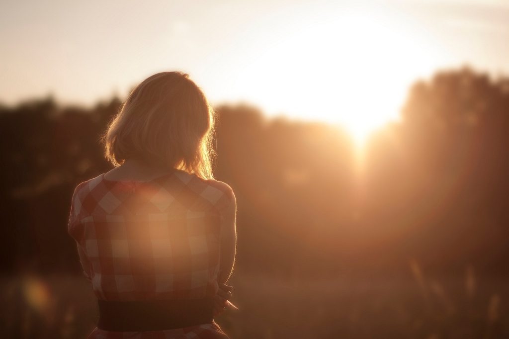 woman, nature, person, sunset, dreams, alone, lonely