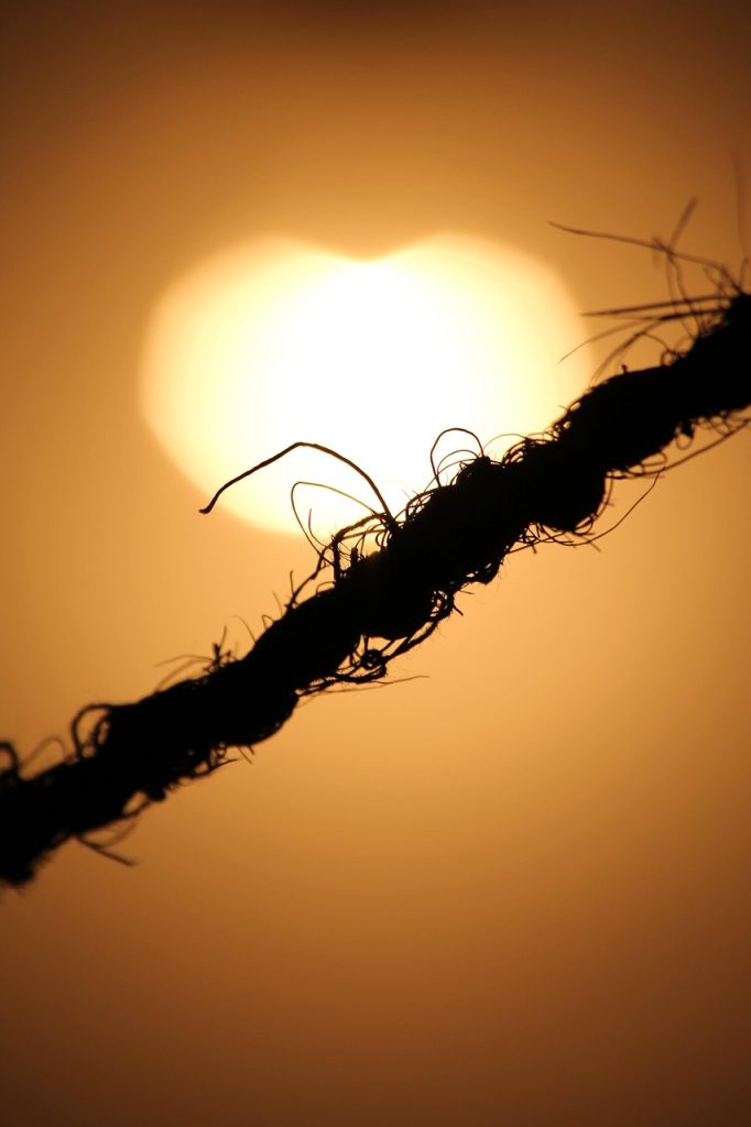 sunlight, light, rope, silhouette, cord, string